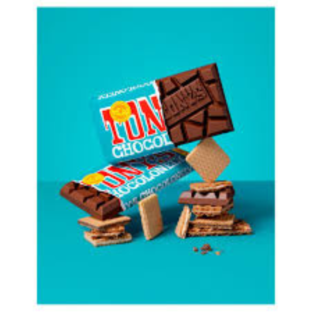 TONY'S CHOCOLONELLY MILK CRISPY WAFER 180G